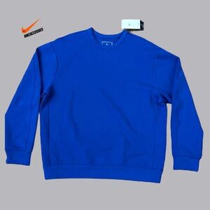 Nike 24.7 Impossibly Soft Fleece Sweater crew neck pullover sweatshirt